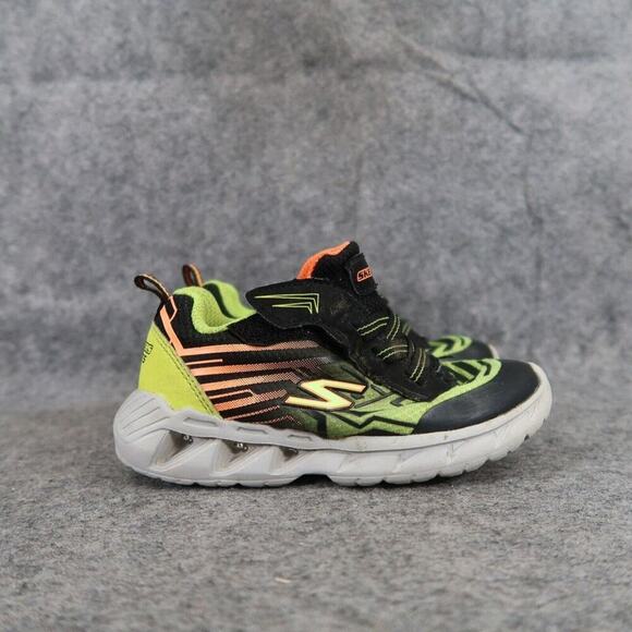 Skechers Shoes Kids 8 Athletic Magna Light Up Slip On Trainer Sneakers Toddler - Picture 2 of 12